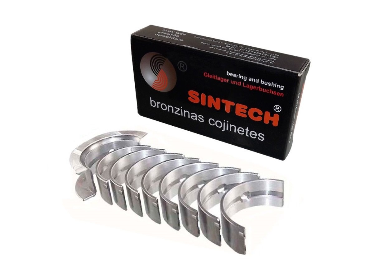 Jogo de bronzinas de mancal SINTECH SM068 0.25 - Disk Peças