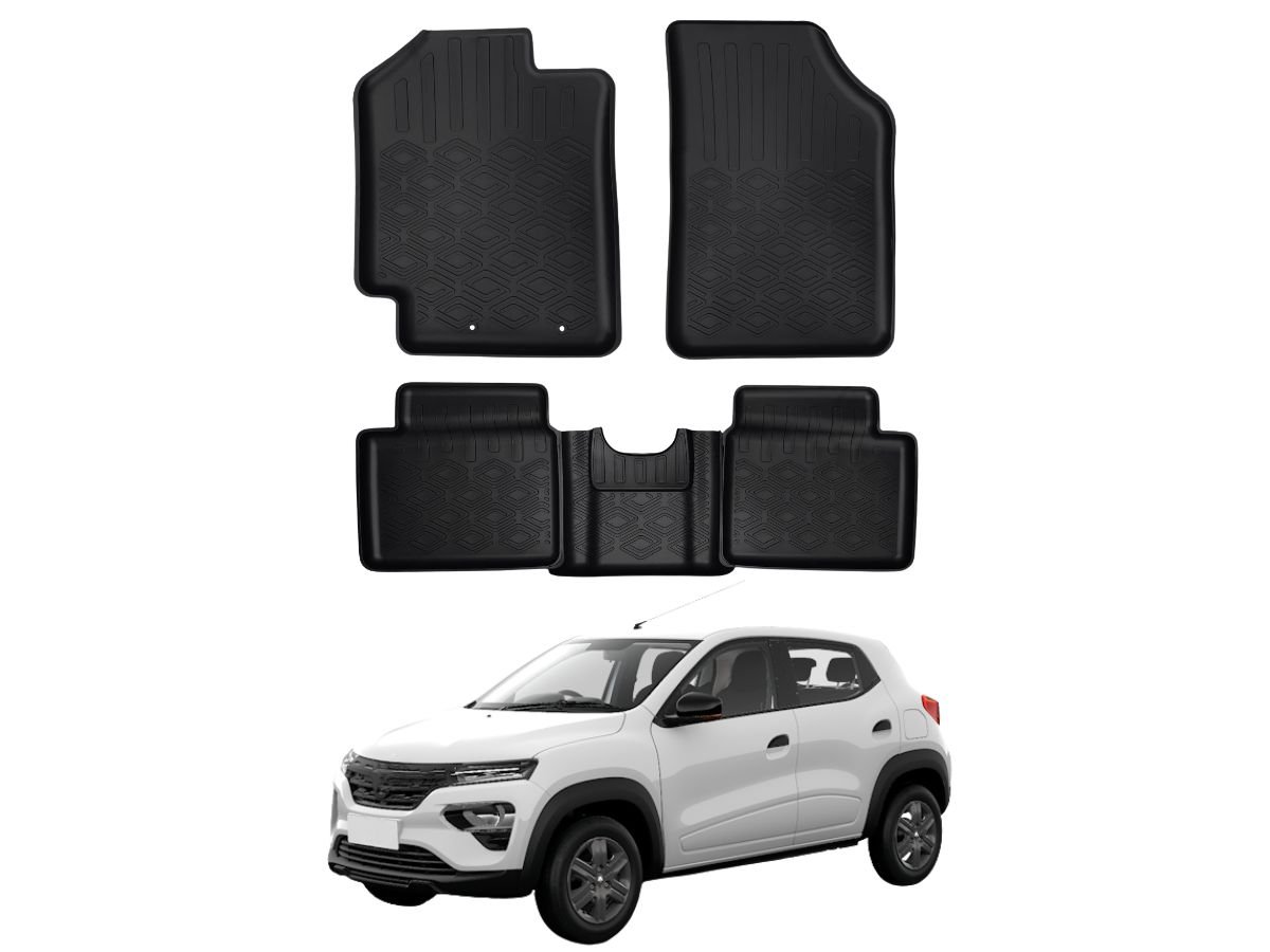 JOGO DE TAPETES TIPO BANDEJA RENAULT KWID 18> GRID TB12001