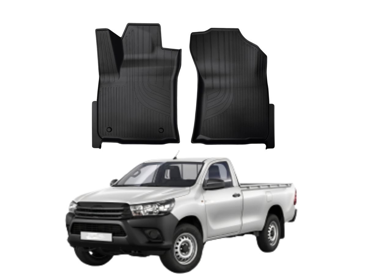 JOGO DE TAPETES TIPO BANDEJA TOYOTA HILUX CABINE SIMPLES 2P 16/26