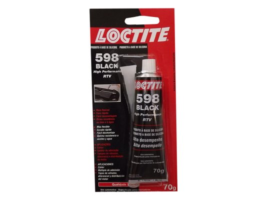 Adesivo De Silicone Preto Loctite 85g