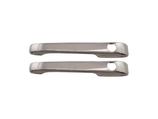 Aplique Cromado Para Maçanetas 02 Portas Gol, Parati E Saveiro G1, Santana 87/90 E Voyage 87/95 Serauto 10025