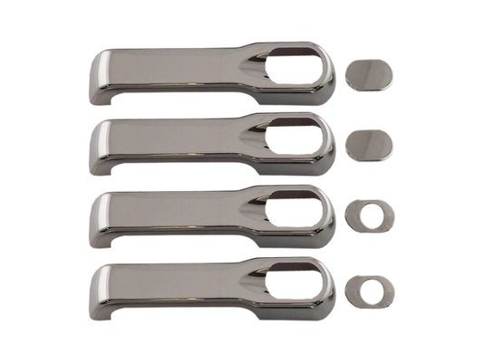 Aplique Cromado Para Maçanetas 04 Portas Elba, Prêmio E Uno <00 Shekparts 08.027