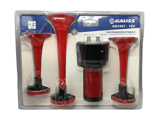 Buzina 3 Cornetas Gauss Gb1067