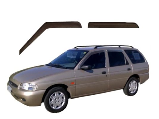 Calha De Chuva Tg Poli Tg-21.004 - Vectra 94/96, Fiesta 96/01, Escort Europeu E Escort Sw 97> 4 Portas