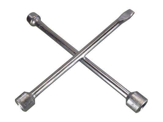 Chave De Roda Modelo Cruz - 17x19x21mm Com Espátula