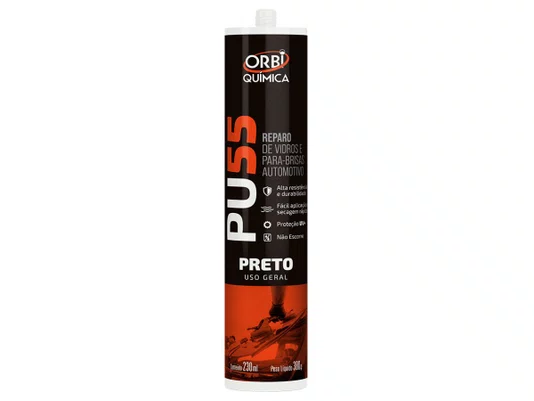 COLA PARA PARA-BRISAS POLIURETANO PU 55 ORBI QUÍMICA 21254
