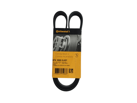 Correia Elástica Poly V Ecosport 1.6 16v 12/14, Focus 1.6 16v 10>, Ka 1.5 16v 14>, New Fiesta 1.6 16v 14> Continental 6pk1030 Elast 