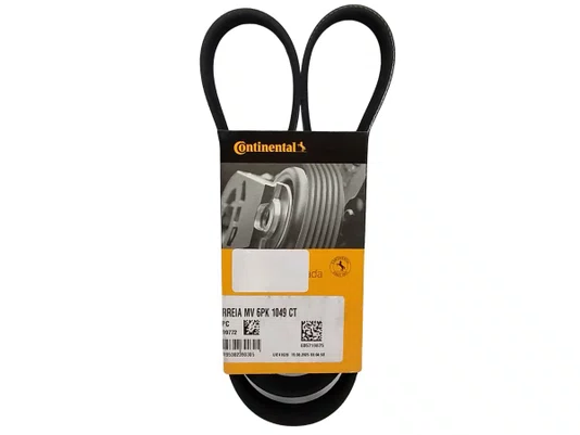 CORREIA POLY V COURIER 1.6 99> FIESTA E KA 1.0/1.6 99>, C3 E ECOSPORT 1.6 03>, C3 1.4 03>, 208 1.5 13> CONTINENTAL 6PK1049