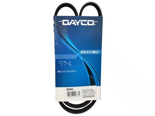 CORREIA POLY V DOBLO 1.3 16V 03>, FIORINO 1.3 8V 02>, IDEA 1.4 8V 05>,PALIO,SIENA E STRADA 1.0,1.3,1.4 8V/16V 01> DAYCO 3PK0905