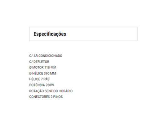 Eletroventilador C4 E 307 07/13 E Xsara Picasso 04> Ymax 3102