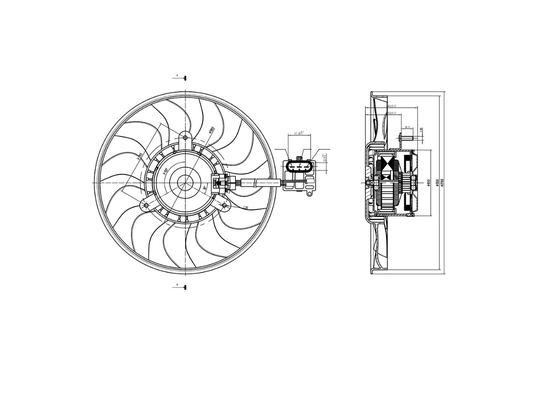 Eletroventilador Celta 01/07  Gauss Ge1060