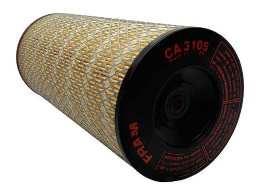 Filtro de ar Elba e Uno 90/91, Fiorino 97, Prêmio 84/93, F-100 e Pick-Up F-75 78, Pampa 84, H100 95/04, Defender 90 97/05, Defender 110 e Pick-Up 130 97/07, Mercedes 608 e 708, Frontier 92/01 e Kombi 82 FRAM CA3105