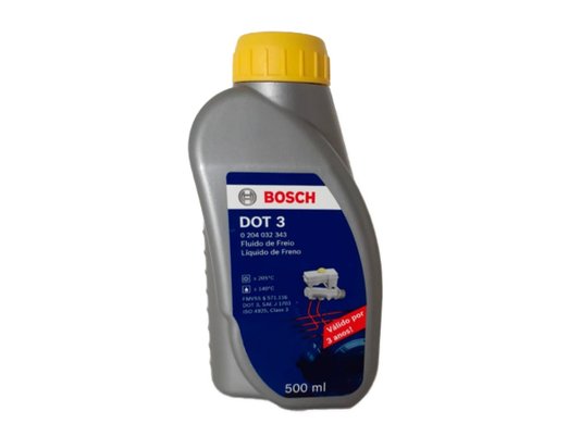 Fluído Para Freios Bosch Dot 3 - 500ml 