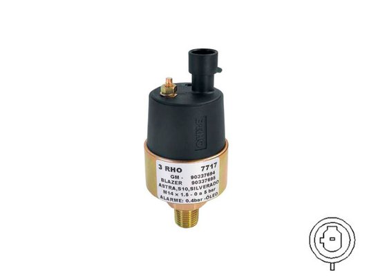 Interruptor De Pressão Do Óleo Astra 95>, Blazer E S-10 95/00, Monza 91/94, Silverado 97/01, Omega E Suprema 93/98 3-rho 7717