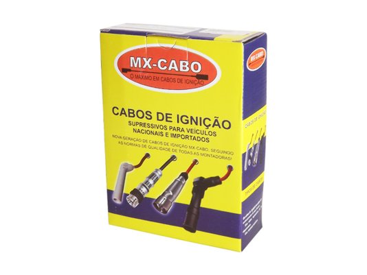 Jogo de cabos de velas Elba e Fiorino 92/96, Prêmio e Uno 92 MX-CABO 07.336S