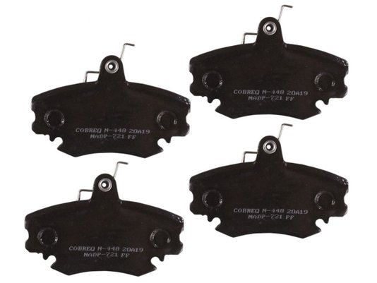 Jogo De Pastilhas De Freio Clio, Express, Logan, Megane, Sandero, Symbol Cobreq N-448 - Dianteira