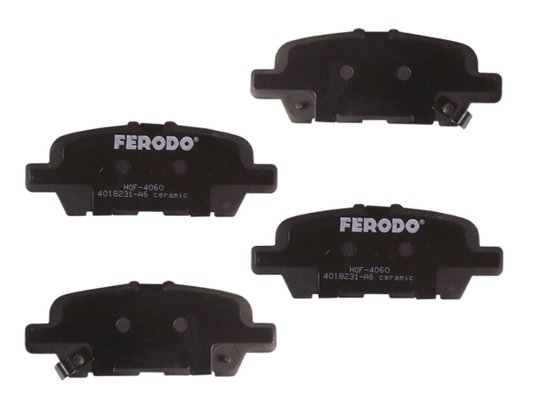 Jogo De Pastilhas De Freio Maxima 04/07, Sentra 07>, Sentra 15>, Grand Vitara 09> Ferodo Hqf-4060ac - Traseira