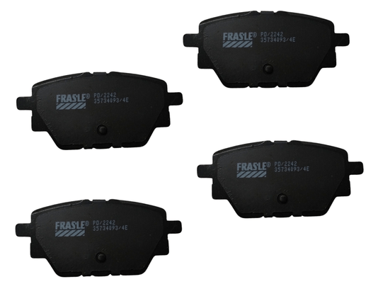 Jogo De Pastilhas De Freio, C4 Cactus Shine 1.6 19>, C4 Cactus Shine Pack 1.6 19>, C4 Lounge 18>, 208 18>, 308 18>, 408 18>, 2008 18>, Fras-le Pd/2242 - Traseira