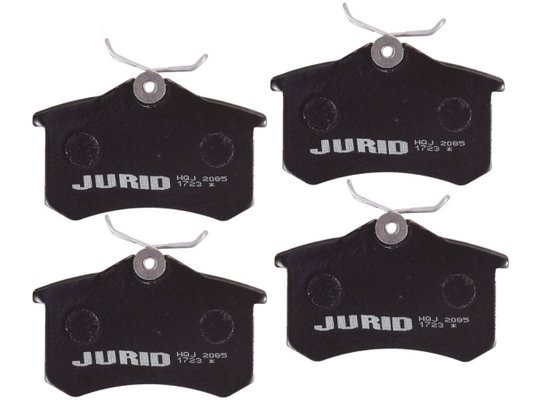 Jogo De Pastilhas De Freio A3, A4, Aircross, C3, C4 Pallas, C4 Loung, Ds 3, Xsara Picasso, 2008, 307, 308, 408, Fluence, Megane, Sandero, Golf, Jetta, Polo, Jurid Hqj-2085 - Traseira