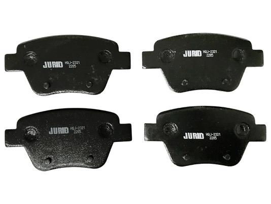 Jogo De Pastilhas De Freio  A3 09/12, A3 Quattro 09/12, A3 Sportback 09/12, Golf 09/12, Jetta10>, New Beatle 11>,jurid Hqj-2321 - Traseira