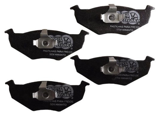 Jogo De Pastilhas De Freio Saveiro G5 1.6 8v 09/12 Speed Brake Sna-253 - Dianteira