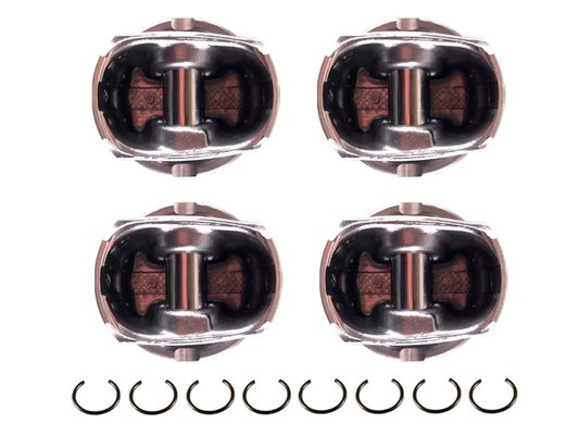 Jogo De Pistões Do Motor Com Anéis Mahle Metal Leve Spa9786  0.00