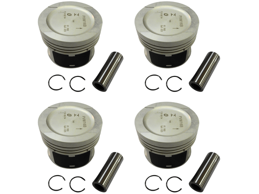 Jogo De Pistões Do Motor A3 1.6 8v 99/01, Golf 1.6 Sr 8v 99/01,  Takao P Vw 16b 0.50