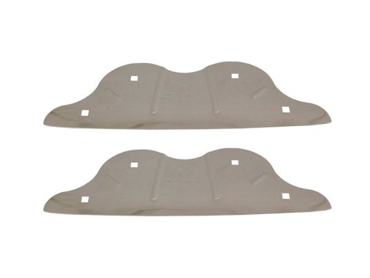 Jogo De Polainas Dos Paralamas Traseiros Fusca - Cromado