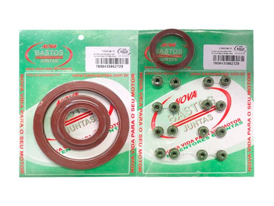 Jogo De Retentores Do Motor Citroen C3, C4 E Partner 03>, Xsara E Peugeot 206 01>, Peugeot 207 08>, 307 02> E Hoggar 10> Bastos 1350134
