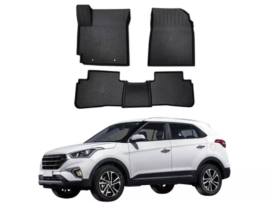 JOGO DE TAPETES TIPO BANDEJA HYUNDAI CRETA 21> TB09001