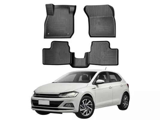 JOGO DE TAPETES TIPO BANDEJA VW POLO 17>  - GRID TB05002