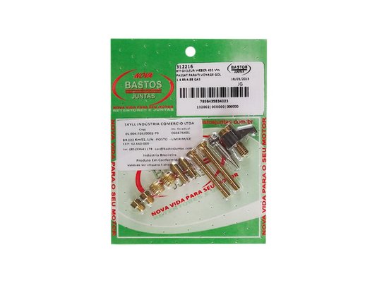 Kit De Gicleur Do Carburador Mini Progressivo Série 450 Weber Duplo