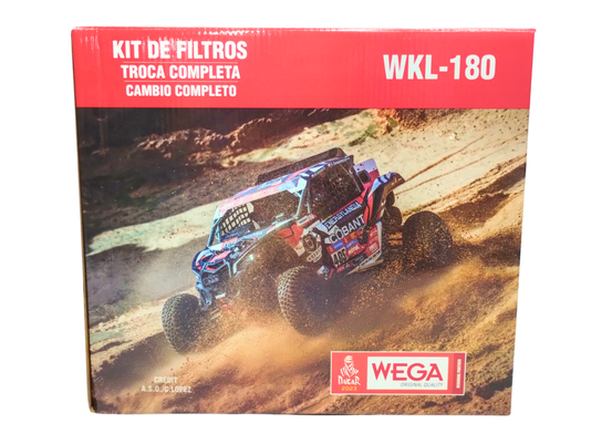 Kit Filtros Troca Completa Cobalt 1.8 8v 17/21, Onix 1.0/1.4 8v 12/20, Prisma 1.0/1.4 8v 13/20, Spin 1.8 8v 16> Wega Wkl-180