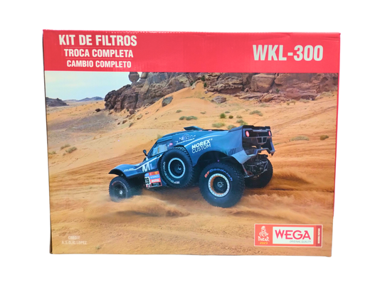 Kit Filtros Troca Completa Fox 1.0 12v 3c 13/19, Gol G7e Voyage 1.0 12v 3c 16/23wega Wkl-300