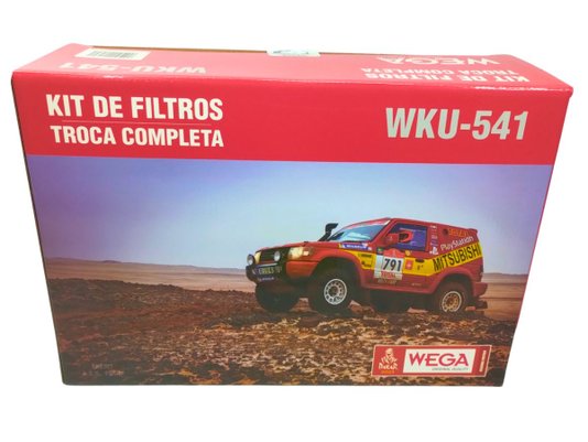 Kit Filtros Troca Completa L-200 Triton 2.4 16v 17>, Pajero Sport 2.4 16v 18>  Wega Wku-541