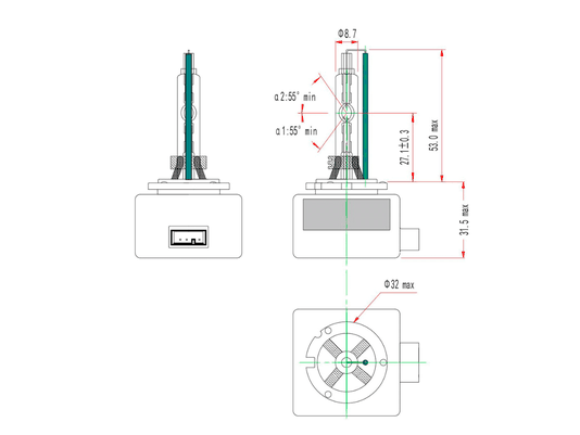 Lampâda Xenon D8s Para Farol Amarok 10> Gauss Gl161d8s