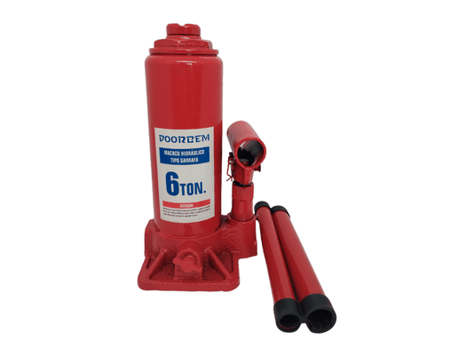Macaco Hidráulico Modelo Garrafa Para 6 Toneladas Doorbem 20048