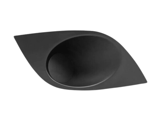 Moldura Do Farol Auxiliar Lado Direito Preto Texturizado  Palio 12/18 Sem Furo Dts 3442