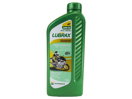Óleo Lubrificante Mineral - Lubrax Essencial Sae 20w-50 Para Motocicletas - 1 Litro