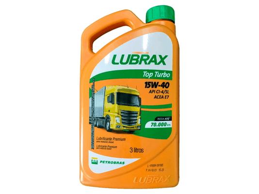 Óleo Lubrificante Mineral - Lubrax Top Turbo Sae 15w-40 - 3 Litros