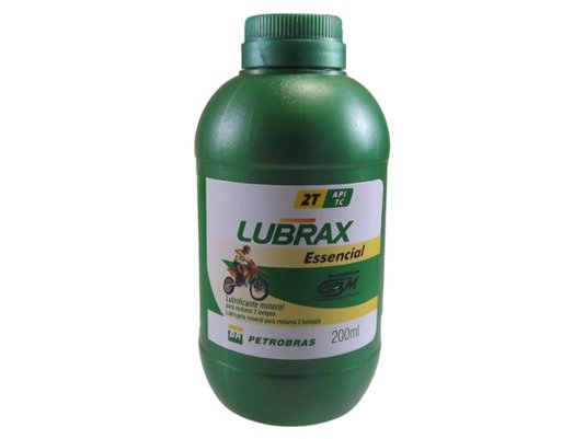 Óleo Lubrificante Mineral Para Motores 2 Tempos - Lubrax Essencial - 200ml