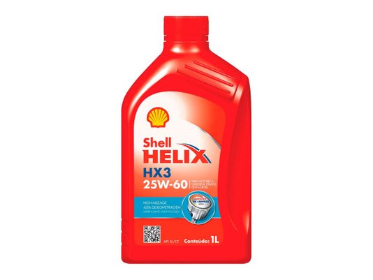Óleo Lubrificante Mineral - SHELL HELIX HX3 SAE 20W-60 SL - 1 Litro