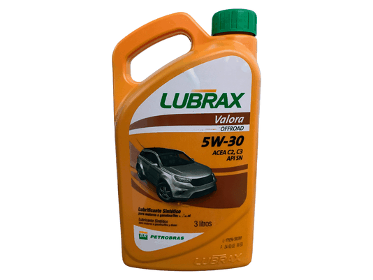 Óleo Lubrificante Sintético Para Motores A Diesel Com  Filtro De Partículas Lubrax 5w30 Valora 3l 