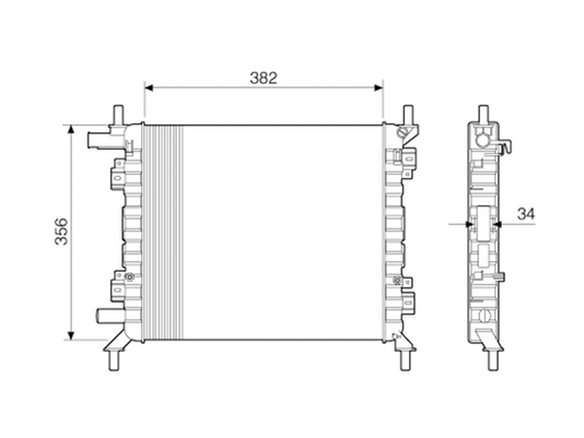 Radiador Ford Ka 00/08 Notus Nt-7125.534
