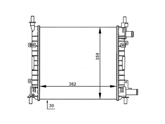 Radiador Ford Ka 97/99 Visconde Rv-12585