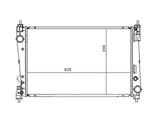 Radiador Punto 08/11 Notus Nt-22851.534