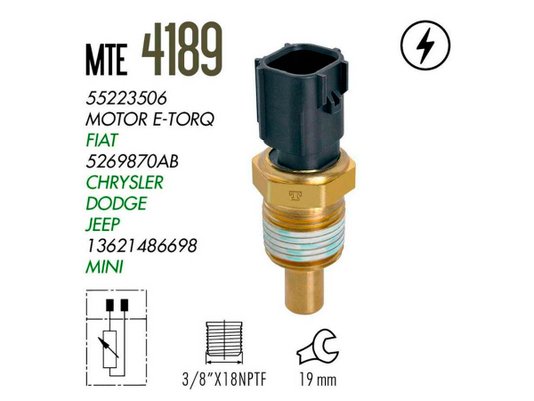 Sensor De Temperatura Mte-thomson 4189
