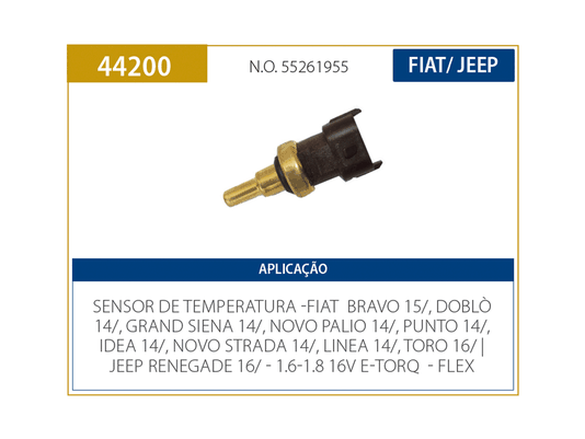 Sensor De Temperatura Valclei 44200