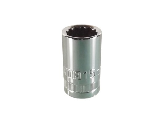 Soquete Estriado Com Encaixe De 1/2" - 15mm