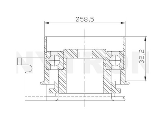 Tensor Da Correia Sincronizadora Nytron 7774